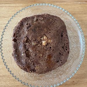 1307301の作ってみた!投稿(小麦粉無し！レンジで3分のチョコバナナケーキ)