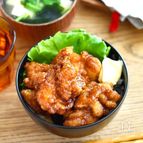 ＼漬け込み不要／甘辛たれ唐丼