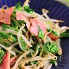爆速!もやしとほうれん草のベーコン炒めの工程5