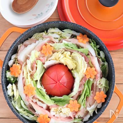 野菜のうま味たっぷり！ミルフィーユ鍋