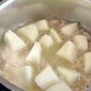 【冬瓜の鶏そぼろ煮】15分で旨味たっぷり腸活レシピの工程3