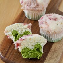 【三色蒸しパン】レンジで1分半♪ひな祭りにおすすめ🌸