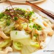 鶏むね肉と白菜のザーサイ炒め