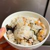 ケの作ってみた!投稿(焼きサバと大葉の混ぜごはん)