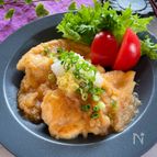 肌寒い日に食べたくなる♪
しっとりやわらかささみのみぞれ煮