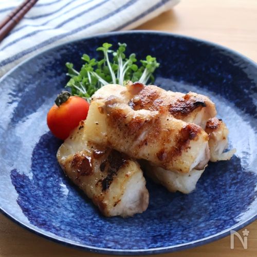シャキほく食感!肉巻き長芋柚子胡椒ポン酢だれ