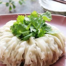 レンジで簡単！パクチー入り　リング焼売