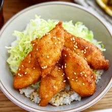 \ポリ袋で衣付け完結/ささみde絶品タレカツ丼