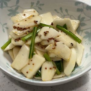 kamochiの作ってみた!投稿(作りたても翌日も美味しい！かぶのマスタードマリネ)