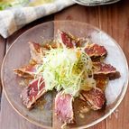 【わさび香る！かつおカルパッチョ】10分で完成！火を使わない