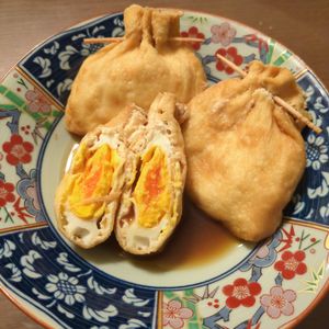 たりおの作ってみた!投稿(【巾着たまご】8分煮るだけ腸もほっこり)