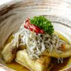 魚焼きグリルで簡単!ふわとろグリル焼き茄子のしらすオイル