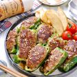 味付け簡単！「ピーマンの肉詰め～ごま醤油ガーリック味～」