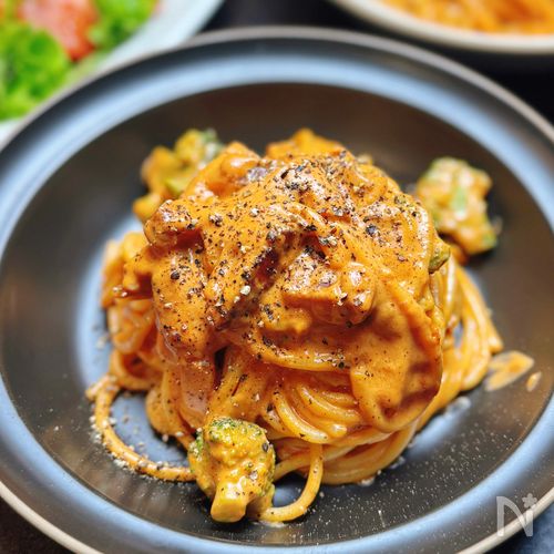 【トマトカルボナーラ】コクまろ＆爽やかな酸味♪