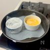 ながいもと鶏そぼろのやさしい茶碗蒸し風の工程4