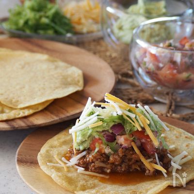 【なんちゃってタコス】身近な調味料で超簡単 ⌾