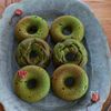 バター不使用！揚げない！焼くまで5分【米粉抹茶ドーナツ】