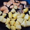 【秋鮭とじゃがいものバターポン酢炒め】香ばしいコクうま秋味♪の工程3