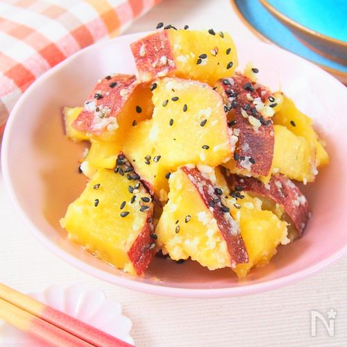 【腸活】さつまいもの塩麹バター蒸し【蒸し器でホクウマ！】