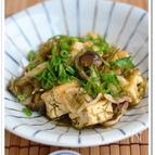 厚揚げ豆腐とがごめ昆布のとろみ煮