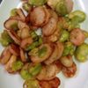 鶏皮坊主の作ってみた!投稿(【止まらない美味しさ】そら豆とじゃがいものバター醤油炒め)