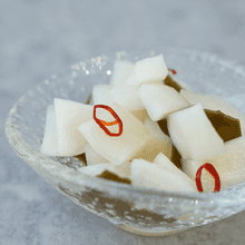 大根の大量消費に！ポリポリ甘酢漬け 塩もみと塩水の違い