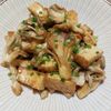 よっこの作ってみた!投稿(厚揚げと舞茸の焦がしバター醤油『柚子胡椒で差がつく一品』)