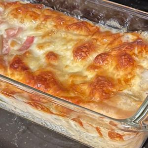 1226069の作ってみた!投稿(ネギ味噌♡ベーコン餅グラタン【#ホワイトソース不要】)