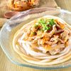 作り置きOK　【給食の冷やしきつねうどん】