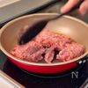 作り置きにも！【ごぼうそぼろめし】の工程3