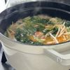 【ひき肉とほうれん草の旨辛濃厚スープ】具沢山で食べ応え◎の工程4