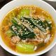 【もやしと小松菜の豚そぼろ味噌スープ】ご飯を入れても最高♡