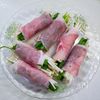 ニラとえのきの豚肉巻き焼き(梅肉ラーポン酢かけ)の工程1