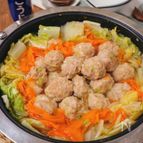 あったまる！ゆず塩こうじ肉だんご鍋