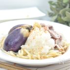 まるごとナスと大根おろしの豚しゃぶサラダうどん