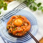 3分で完成！絶品サーモンユッケ