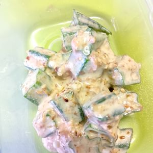 chachaの作ってみた!投稿(【オクラとちくわの梅マヨおかか】あと一品にぴったり♪)