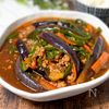 ご飯が進む【我が家の汁だく麻婆茄子ピー】