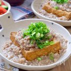 作業時間たったの２分！火を使わない『焼き厚揚げのそぼろあん』