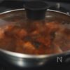 さんまとなすの黒酢トマト煮の工程5