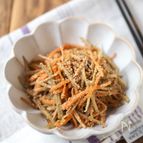 甘くないきんぴらごぼう【低糖質・お弁当】