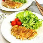 【ほぼ10分】簡単コクうま♡鶏むね肉のジンジャーバターソテー