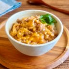 10分で完成♪とろとろ甘辛【鶏ひき肉の親子丼】