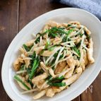 ごはんがすすむ『細切りむね肉ともやしの中華炒め』