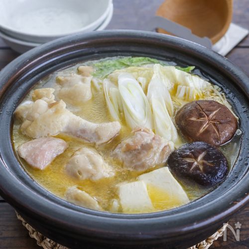本鶏だしのふわとろ水炊き ~香味梅だれ~