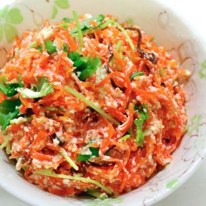 まゆの作ってみた!投稿(【ニンジンの白和え】10分もかからず簡単副菜)