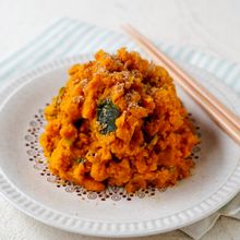 マヨなし！味噌の【和風かぼちゃサラダ】植物油・砂糖不使用