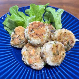こむぎの作ってみた!投稿(【たこ焼き風はんぺん団子】やみつきになる♪)