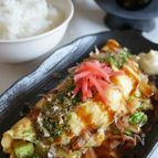 キャベツたっぷり、とん平焼き