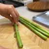 トースターで簡単！【アスパラのマスタードソースがけ】の下準備